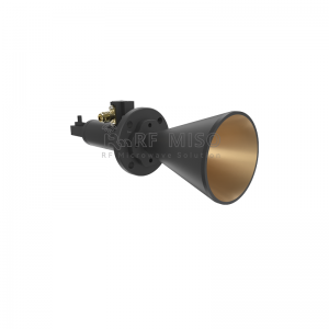 Conical Dual Polarized Horn Antenna 20dBi Typ.Gain, 33-37GHz Frequency Range
