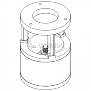 Bi-conical Antenna 3 dBi Typ. Gain, 2-45GHz Frequency Range RM-BCA245-3