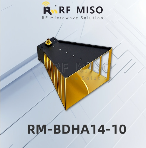 Broadband Horn Antenna 10 dBi Typ.Gain, 1 GHz-4 GHz Frequency Range