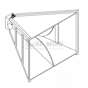 Broadband Horn Antenna 12 dBi Typ. Gain, 1-40 GHz Frequency Range RM-BDHA140-12