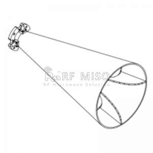 Conical Dual Horn Antenna 15 dBi Typ. Gain, 1.5-20GHz Frequency Range RM-CDPHA1520-15