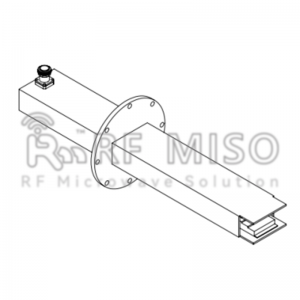 Double Ridged Waveguide Probe Antenna 5 dBi Typ.Gain, 2-6GHz Frequency Range RM-DBWPA26-5