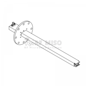 Double Ridged Waveguide Probe Antenna 5 dBi Typ.Gain, 6-18GHz Frequency Range RM-DBWPA618-5