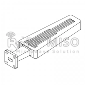 WR28 Waveguide Low-Medium Power Load  26.5-40GHz with Rectangular Waveguide Interface RM-WLD28-75