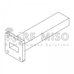 WR75 Waveguide Low Power Load  10-15GHz with Rectangular Waveguide Interface RM-WLD75-2