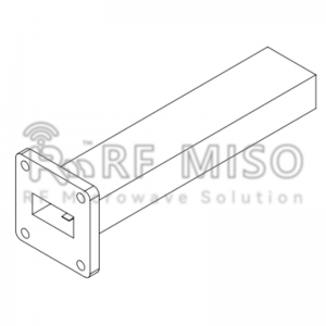 WR90 Waveguide Low Power Load  8.2-12.4GHz with Rectangular Waveguide Interface RM-WLD90-2